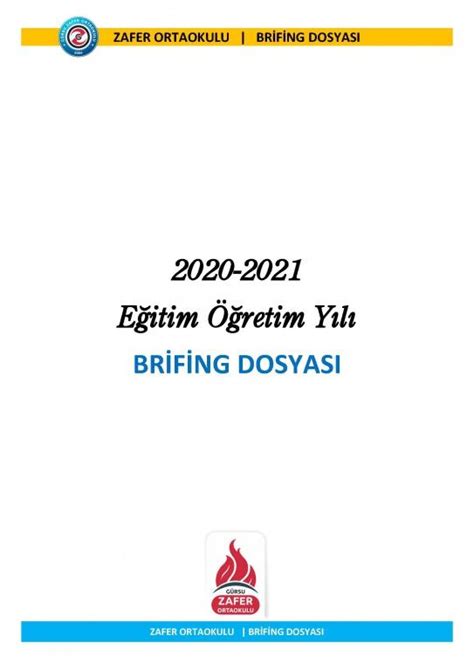 Brifing dosyası 2019 2020